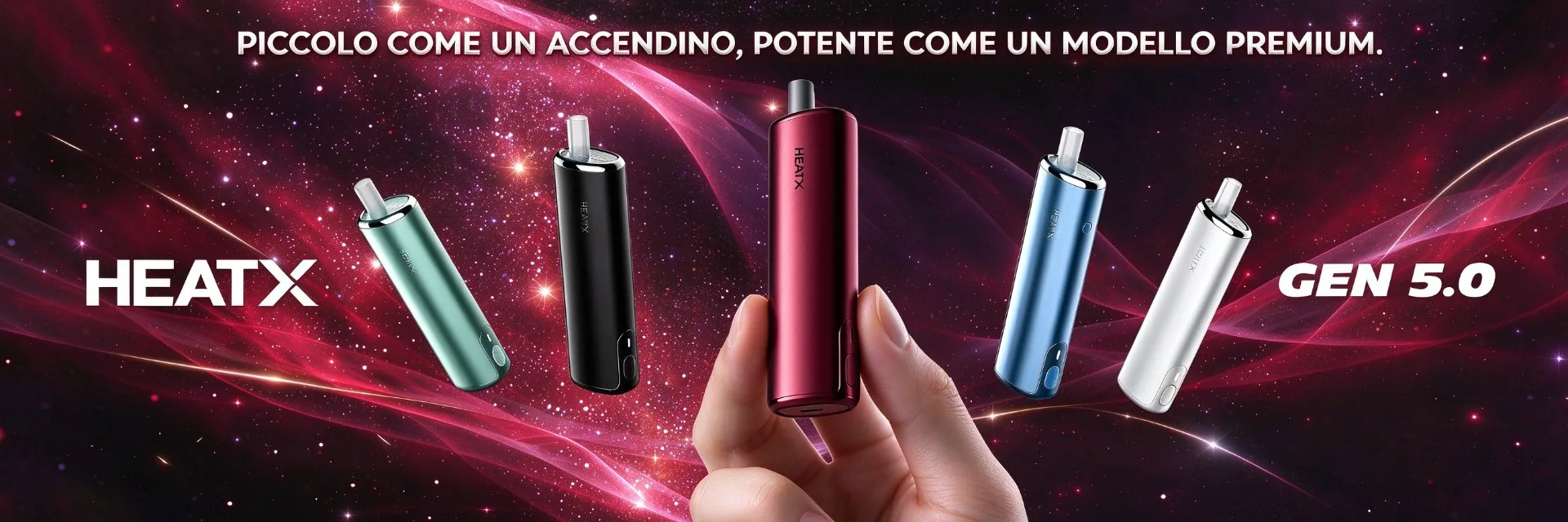 HEATX GEN 5.0 — gamma completa di colorazioni